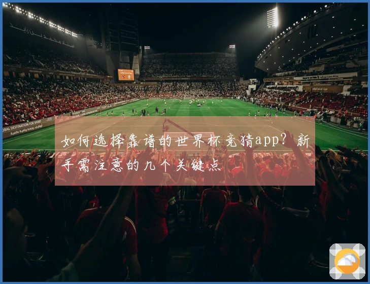 如何选择靠谱的世界杯竞猜app？新手需注意的几个关键点