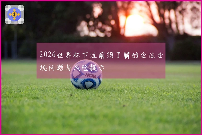 2026世界杯下注前须了解的合法合规问题与风险提示